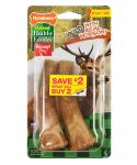 Nylabone Healthy Edibles Edible Antler Real Venison- Medium- 2 Pk