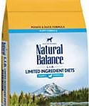 Natural Balance L.i.d. Limited Ingredient Diets Potato and Duck Puppy Formula Dry Dog Food, 12-lb, 12-lb
