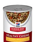 Hills Science Diet Adult Healthy Cuisine Roasted Chicken, Carrots and Spinach Stew Canned Dog Food