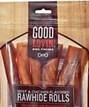 Good Lovin Beef and Chicken Flavored Rawhide Roll Dog Chews
