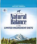 Natural Balance Limited Ingredient Diets High Protein Grain Free Pollock Formula Dry Dog Food