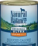 Natural Balance Original Ultra Reduced Calorie Chicken, Salmon and Duck Wet Dog Food, 13-oz, Case Of 12, 12 X 13-oz