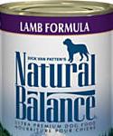 Natural Balance Ultra Premium Lamb Formula Wet Dog Food, 13-oz, Case Of 12