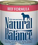 Natural Balance Ultra Premium Beef Formula Wet Dog Food, 13-oz, Case Of 12